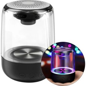 Resim Magıcvoıce MV-24696 600 Mah Taşınabilir Rgb Mikrofonlu Aux/tf/bluetooth 3 Watt Hoparlör Speaker (Beyaz) 