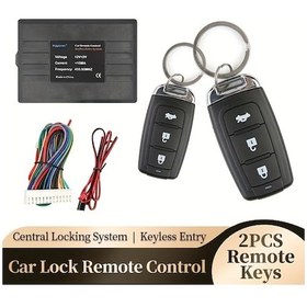 Resim Xuweiwei 1 Takım 2 Anahtarlı Hıppcron Araba Uzaktan Kilidi Ve Anahtarları Merkezi Kilitleme Açma Kontrolü Bagaj Cam Kumanda 30 80m Mesafe Araç Bulma 