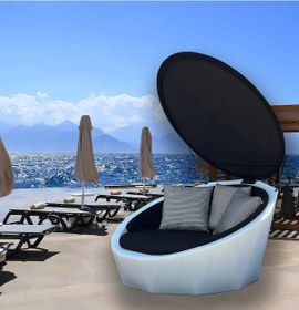 Resim Polietilen Havuz - Plaj Locası Sunbed 