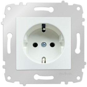 Resim Genel Markalar 11 Adet Ovivo Grano Beyaz Topraklı Priz Çerçevesizdir 