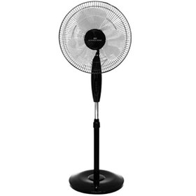 Resim Rowell 16" 40 Cm Yuvarlak Ayaklı 3 Kanatlı Pervaneli Vantilatör - Siyah 