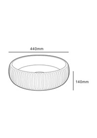 Resim Lena E-4161S Tezgah Üstü Porselen Lavabo 