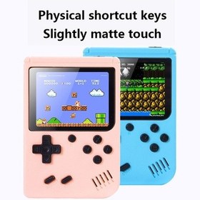 Resim Mk500 3.0 İnch Macaron Mini Retro Classic Handheld Game Console For Kids Built-in 500 Games, Support Av Output Green 