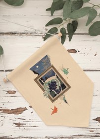 Resim Ofis Duvar Dekoru, Pinterest Oda Dekoru, Sanat Serisi, Kanvas Flama Askılı Duvar Örtüsü NO:452 - Renkli - 20 / 30 x 40 