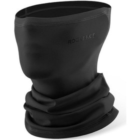 Resim Rockbros Lf70694 Kış Rüzgar Geçirmez Yüz Maskesi Çok Fonksiyonlu Boyun Körüğü Kafa Bandı - Siyah 