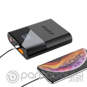 Resim ALLY 3in1 12V Taşınabilir Lastik Hava Pompası Ve Akü Takviyesi Powerbank 8800mAh 