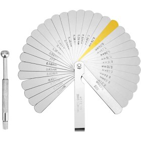 Resim CelestialCo Paslanmaz Çelik Teleskopik Delik Gösterge Seti - 1/8 Inç Ila 1/2 Inç Aralık ve Çelik Fiil Göstergesi Çift Işaretli Ölçüm Aracı (Yurt Dışından) 