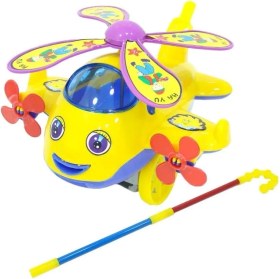 Resim Blue Special Bastonlu Sopalı Hayu Tekerlekli Helikopter Uçak 