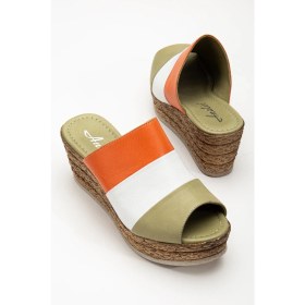 Resim Analin Shoes Kadın Deri Dolgu Topuk Terlik 3038 Terlik Scorpıon 3 