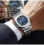 Resim Zyzqstore Tmall Sj8038 Erkek Saati, 40mm Kol, Rk1 Model, Quartz, Poedagar, Gümüş Renk Gümüş 