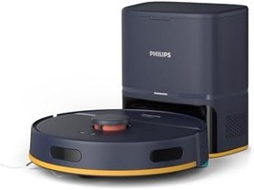 Resim Philips 2000 Serisi Robot Süpürge - Tek Seferde Süpürür ve Siler, 6000 Pa Emiş Gücü, LDS Navigasyon, Kompakt Otomatik Boşaltma, HomeRun Uygulamasıyla Kontrol (XU2100/15) 