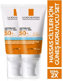 Resim La Roche Posay Anthelios Uvmune Hassas Ciltler Için Yüksek Korumalı Yüz Güneş Kremi Set 50 ml SPF50+X2 