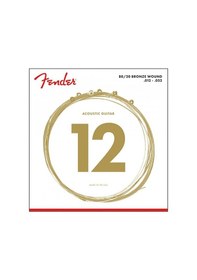 Resim Fender 0730070403 80/20 Bronze Ball End Akustik Gitar Teli 12-52 