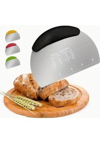 Resim Mavi Plastik Saplı Ölçekli Çelik Kazıyıcı Çok Renkli 