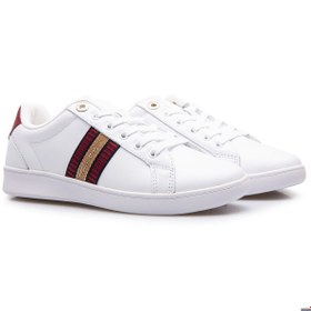 Resim Tommy Hilfiger FW0FW06803 YBR Signature Webbing Court Erkek Sneaker 