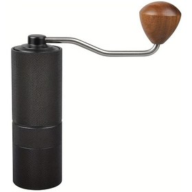Resim Tongdashop Pro El Kahve Değirmeni Siyah Cnc Paslanmaz Çelik Konik Bilyalı Manuel Öğütücü 