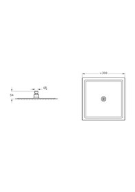 Resim Artema Duş Başlığı, Lite Ls, 30 Cm, A45673exp 