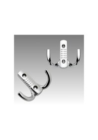 Resim Noktalı Metal Askı Şık Portmanto Askılık Dolap Mobilya Askısı Vidalar Dahil Krom 