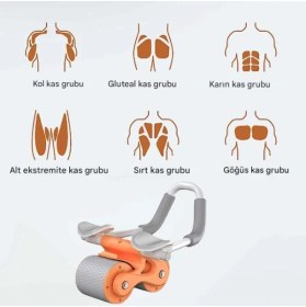 Resim Ab Roller Karın Kası Egzersiz Tekerleği 