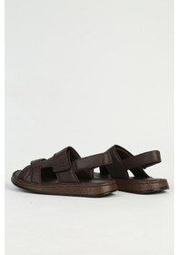 Resim Pierre Cardin Hakiki Deri Erkek Kahve Sandalet Pc-7331 Kahverengi 