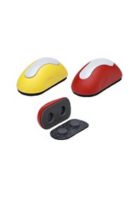Resim Brons Yazı Tahtası Silgisi Mıknatıslı Mouse şekilli Sarı 