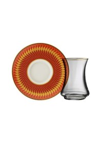 Resim Sandro Moreno 1453 Farfar Gold 12 Parça 6 Kişilik Çay Seti 110 Ml Çok renkli 