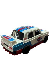 Resim Öz-Ka Işıklı Sesli Duman Çıkaran Sürtmeli Lada Araba 