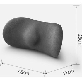 Resim Novahub Araba Minderi Sürüş Koltuğu Servikal Destek Sırtlık Yastığı, Stil: Bel Pedi Siyah, Kapalı Omurga Destekli Diğer 