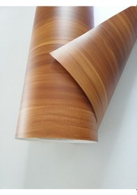 Resim Ahşap Desenli Dolap Kaplama Folyosu 122 Cm X 1 Mt 