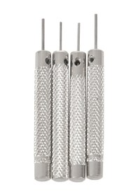 Resim 4 Adet Yumruk Bağlantı Pimi Sökücü 0.7mm/0.8mm/0.9mm/1.0mm Saatçi Bant Kayışı Bilezik Çelik 