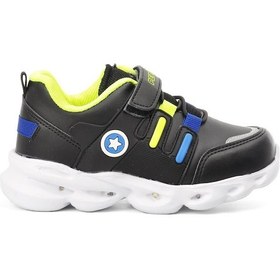 Resim Pepino Kids PK22-1352 Patik Spor Siyah Sarı 