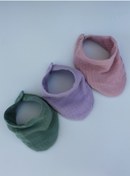 Resim 3'lü Organik Pamuk 4 Katlı Multi Müslin Fular Model Bebek Önlük, Salya Ve Mama Önlüğü, Yakalık 