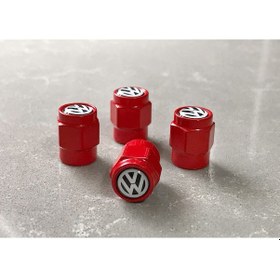 Resim Volkswagen Kırmızı Sibop Kapağı - Volkswagen Lüks Sibop Kapağı - 