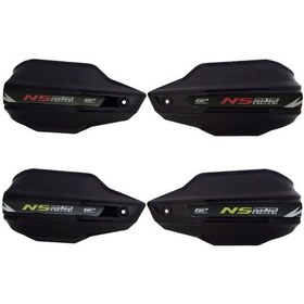 Resim Gp Kompozit Bajaj Pulsar Ns 400 Z 2025 Uyumlu Plastik Elcik Koruma Siyah Yeşil 