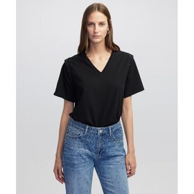 Resim İpekyol Trok Baskılı Kadın Tişört (IW6250070083) 