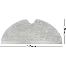 Resim Dreame F9 Uyumlu Yüksek Kaliteli 4 Adet Mop-Tam Yüzey Ve Kalın 