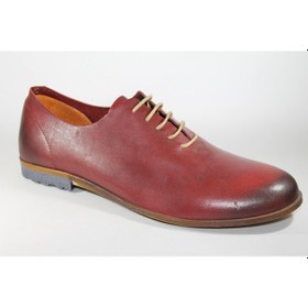 Resim Freefoot 541 Bordo Deri Erkek Ayakkabı 001 