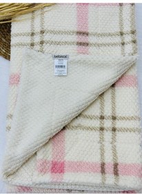 Resim Bebitof Ekose Battaniye Pembe 