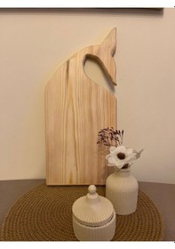 Resim Balina Ahşap Kesme Tahtası/ Sunumluk Ahşap 