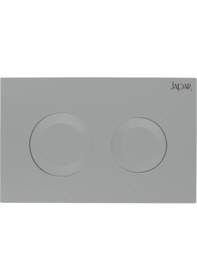 Resim Japar Pulse Mat Krom Çift Kademeli Gömme Rezervuar Kumanda Paneli 500148 Plastik Krom - Mat 