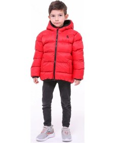 Resim Erkek Bebek Çocuk Mont 51282 Kırmızı 