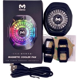 Resim EİMA CX-10 RGB Işıklı Manyetik Telefon Soğutucu Fan | MagSafe Oyun Cooler 