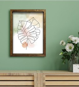 Resim Bk Gift Otel Odası Konseptli Doğal Masif Ahşap Çerçeveli Tablo 30 (551120286) 