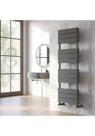 Resim Lojimax Alüminyum Çift Panel Havlupan Benoit Double 1100x500mm 9 Dilim Antrasit Gri 1204 W Yüksek Isıl Güç -827 