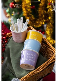 Resim Acar Blush 4'lü Dondurma Kase Seti - 200 Ml 
