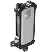 Resim Insta360 X3 Puluz Metal Koruyucu Kafes Rig Konut Çerçevesi Genişletilmiş Soğuk Ayakkabı Tabanı Ve Tripod Adaptörü 