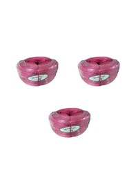 Resim Favori İp Halat Fh03 Pp Naylon Burgulu Örgü Çamaşır İpi - Pembe - 100 Metre - 3 Adet Diğer 