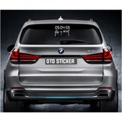 Resim Ogec Worx Gazi M.Kemal Imza-Dijital Saat özel yeni sticker 15*10,1 Cm 