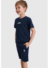 Resim U.s. Polo Assn. Erkek Çocuk Lacivert Pijama Takım 50327292-vr033 