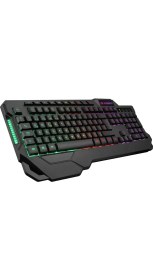 Resim Everest KM-R44 Gaming Led Keyboard Q Oyuncu Multimedia + Headset + Mouse + Mousepad 